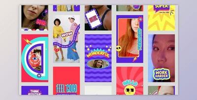 Colorful Stories Pack - AE Project Videohive 31429164