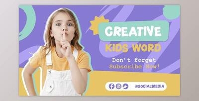 Kids Blog Intro Promo MOGRT (Videohive 53577505)