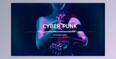 Hud Glitch Splitscreen Slideshow (Videohive 47443936) - AE Project