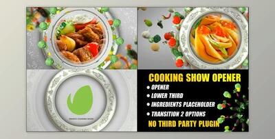 Cooking Show Opener / Food show intro (Videohive 26019087) - AE Project