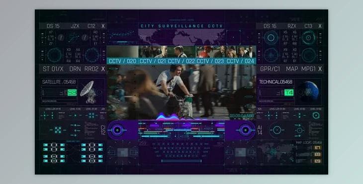 Hud Pro CCTV (Videohive 50463160) - AE Project