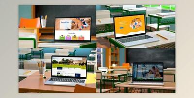 Laptop at Classroom Promo Presentation (Videohive 39201939) - AE Project