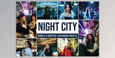 Night City Mobile and Desktop Lightroom Presets by Laksmitagraphics