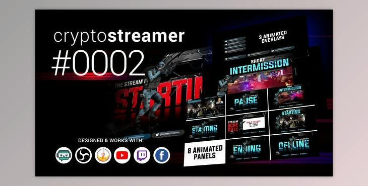 CryptoStreamer #0002 - AE Project Videohive 31383793