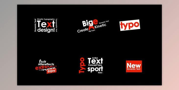 Kinetic text (Videohive 44698892) - AE Project
