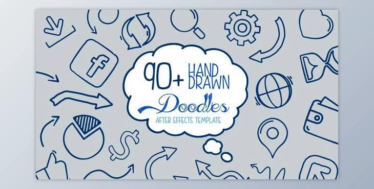 Hand Drawn Doodle Pack After Effects (Videohive 40167557) - AE Project