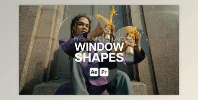 Premium Overlays Window Shapes (Videohive 53371613)