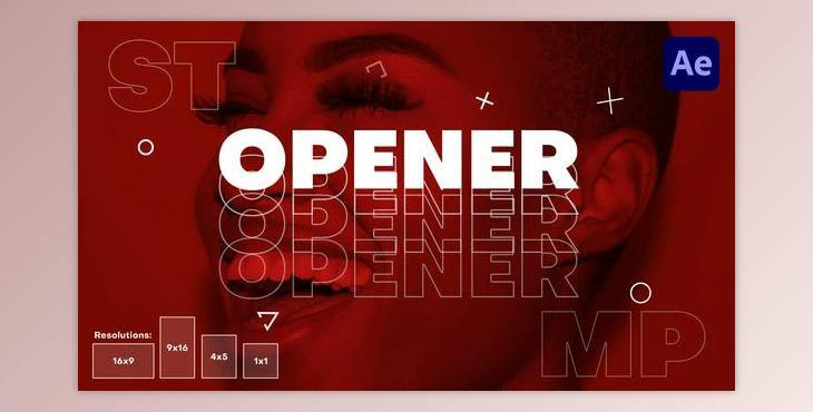 Rhythmic Opener (Videohive 30351665) - AE Project