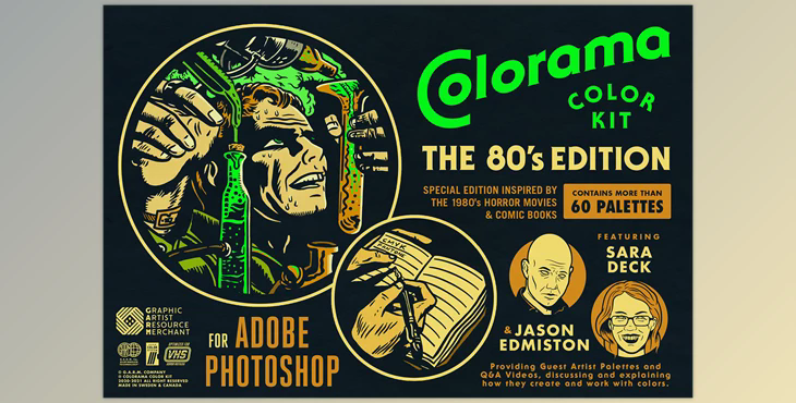 Colorama Color Kit – 80’s Edition (Photoshop)