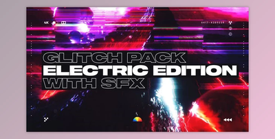 Electric Glitch Transitions (Videohive 38511091) - AE Project