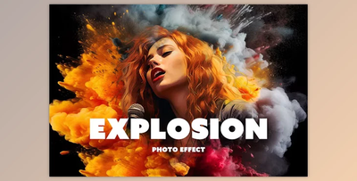 Cinematic Explosion Photo Effect - 91720572