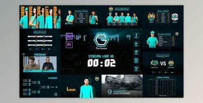 Gamer Esport Broadcast Package (Videohive 29283377)