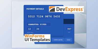 DevExpress UI Templates for WinForms (EAP) v24.1.3 Retails