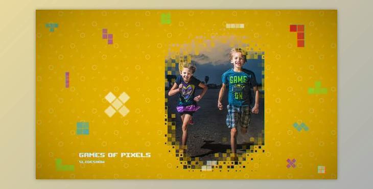 Games Of Pixels Slideshow (Videohive 23034004) - AE Project