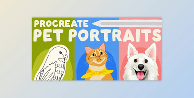 Procreate Pet Portraits: 3 Playful Styles