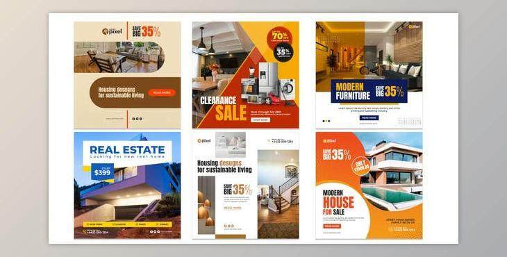 Real Estate Promo Instagram Post V32 (Videohive 29661700) - AE Project