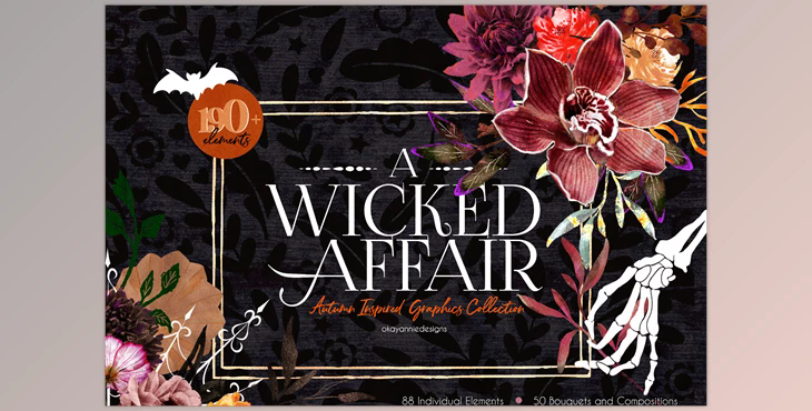 A Wicked Affair – Autumn Collection CreativeMarket - 6598738