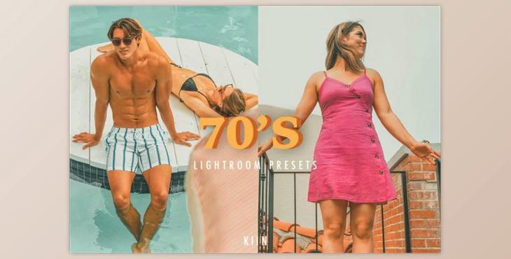 RETRO 70’S VIBES LIGHTROOM PRESETS By KIIN Lightroom Presets (DNG, XMP, LRtemplate, PDF)