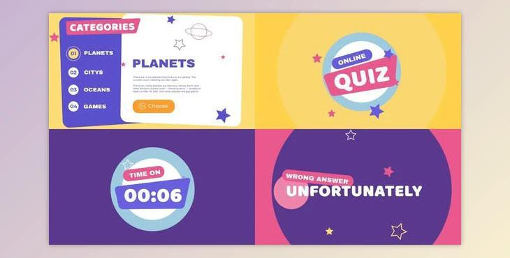 Kids Quiz Presentation (Videohive 31678167) - AE Project
