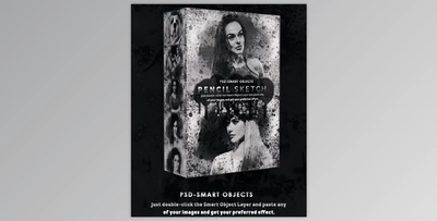 Pencil Sketch Photoshop GraphicRiver - 37621302