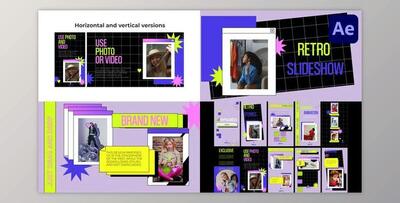 Retro Slideshow for After Effects (Videohive 47390329) - AE Project