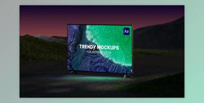 Abstract Nature TV Mockups (Videohive 52736032) - AE Project
