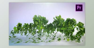 Flying Leaves Logo Reveal - Premiere Pro (Videohive 25159980)