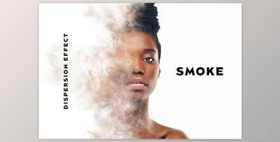 Smoke Dispersion Photo Effect Mockup By Pixelbuddha (PSDT)