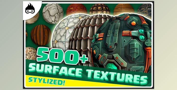 Unity Asset - 500+ Stylized Wall & Surface Textures, Brick, Wood, Marble & More v1.1.0