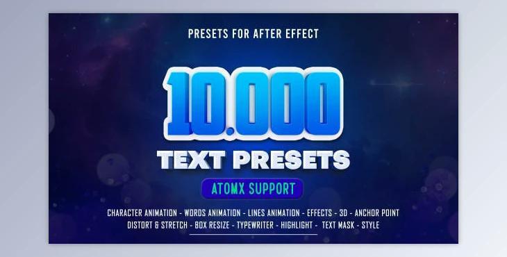 Text Presets (Videohive 45231394) - AE Project