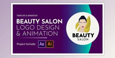 Beauty Salon Logo Design and Animation (Videohive 28581380)