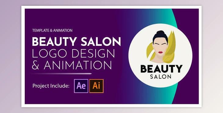Beauty Salon Logo Design and Animation (Videohive 28581380)