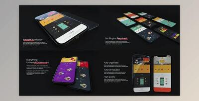 Black Room - App Presentation - Phone 12 (Videohive 29554973) - AE Project
