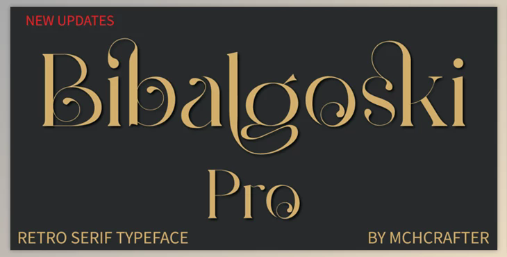 Bibalgoski Pro Font