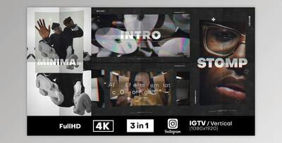 Minimal Stomp Intro (Videohive 30528663) - AE Project