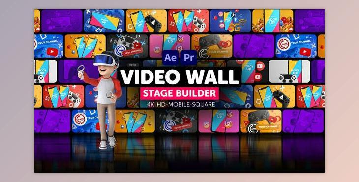 Video Wall Stage Builder (Videohive 34153157) - AE Project