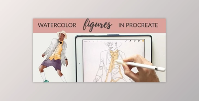 How to Create Watercolor Figures on Your iPad in Procreate + FREE Digital Watercolor Brushes