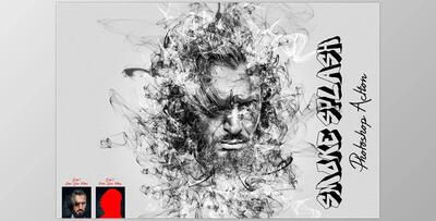 Smoke Splash Photoshop Action CreativeMarket - 7384690