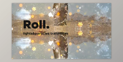 Lights & Particles Roll Transitions Vol. 03 (Videohive 47054483) - AE Project