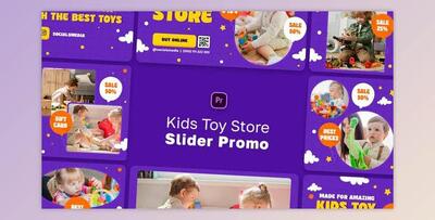 Kids Toy Stores Slider Promo MOGRT (Videohive 47564025)