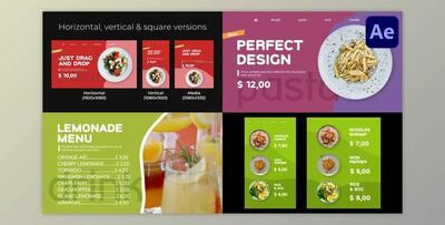 Restaurant Food (Social Media) for After Effects (Videohive 45651038) - AE Project