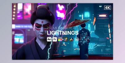 Premium Overlays Lightnings (Videohive 49577594) - AE Project