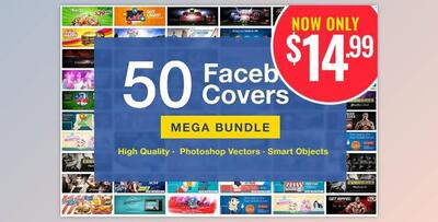 50 FB Covers Bundle - CreativeMarket 1786252
