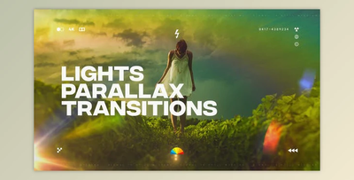 Parallax Lights Transitions (Videohive 38885998) - AE Project