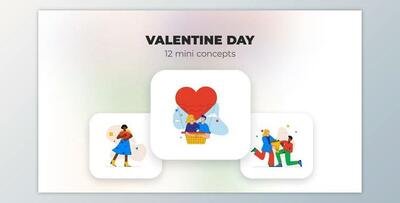 Valentine day – Mini concepts (Videohive 39947974) - AE Project