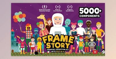 FrameStory I Explainer Character Animation Toolkit with Built In UI (Videohive 26660837)