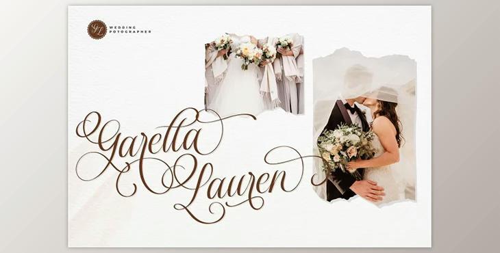 Dellanor Script - A Wedding Font