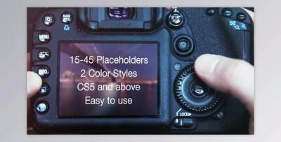 Photographer Promo (Videohive 7279309) - AE Project