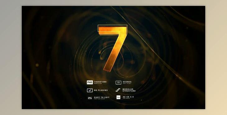 Countdown Lines and Particles (Videohive 29531543) - AE Project