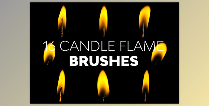 Candle Flame Brushes JQPGRFP